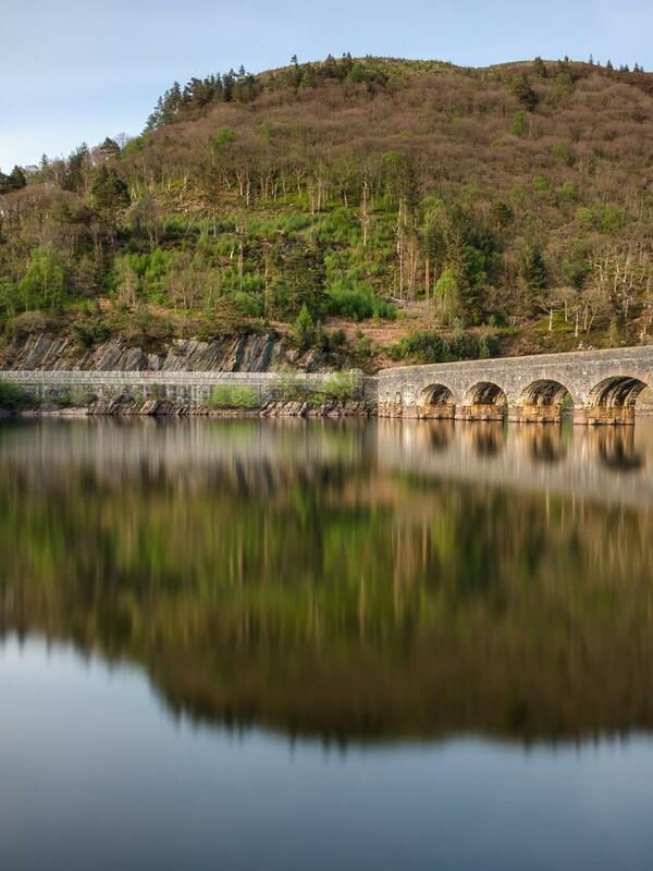 Residential park homes for sale at Rockbridge, Wales - Elan Valley dams.