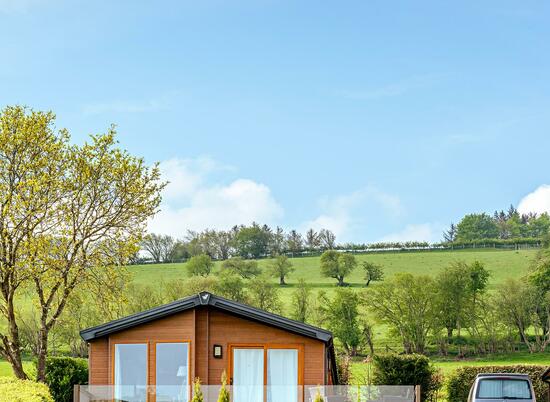 The Reteat at Rockbridge. Luxury holiday lodge development, Wales